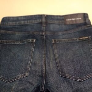 Calvin Klein Mens Jeans Dark Indigo Denim
